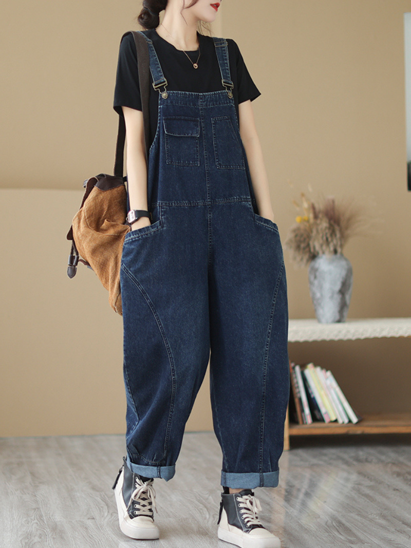 Women's Blue Bib overalls