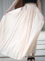 Breezy Weekend Maxi Skirt — Flowing Cotton Gauze, Effortlessly Flattering