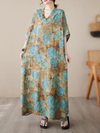 Women's Green Kaftan Dress