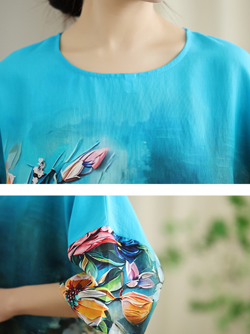 Effortless Garden-Party Blouse — Flowing Chiffon Top That Flatters Every Time