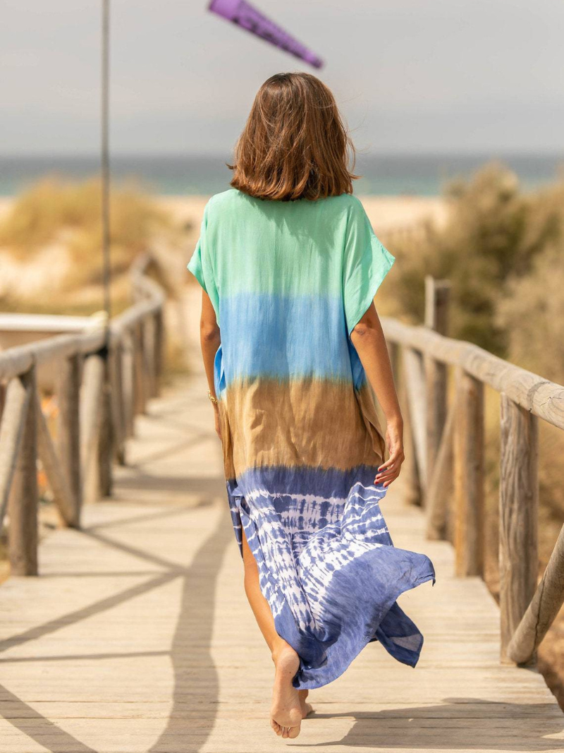  Women's Multicolor Kaftan Dress