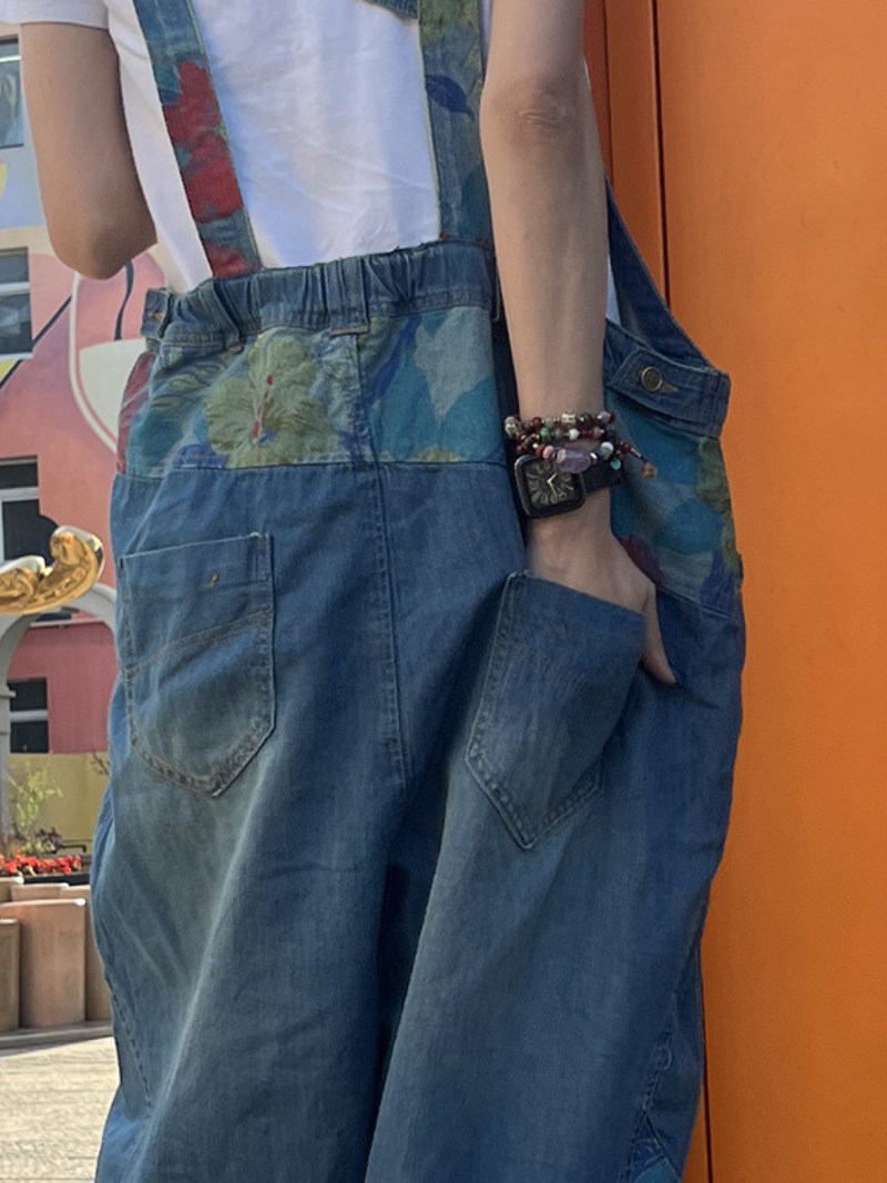 Women's Comfort and Soft  Pockets Bib's Dungarees