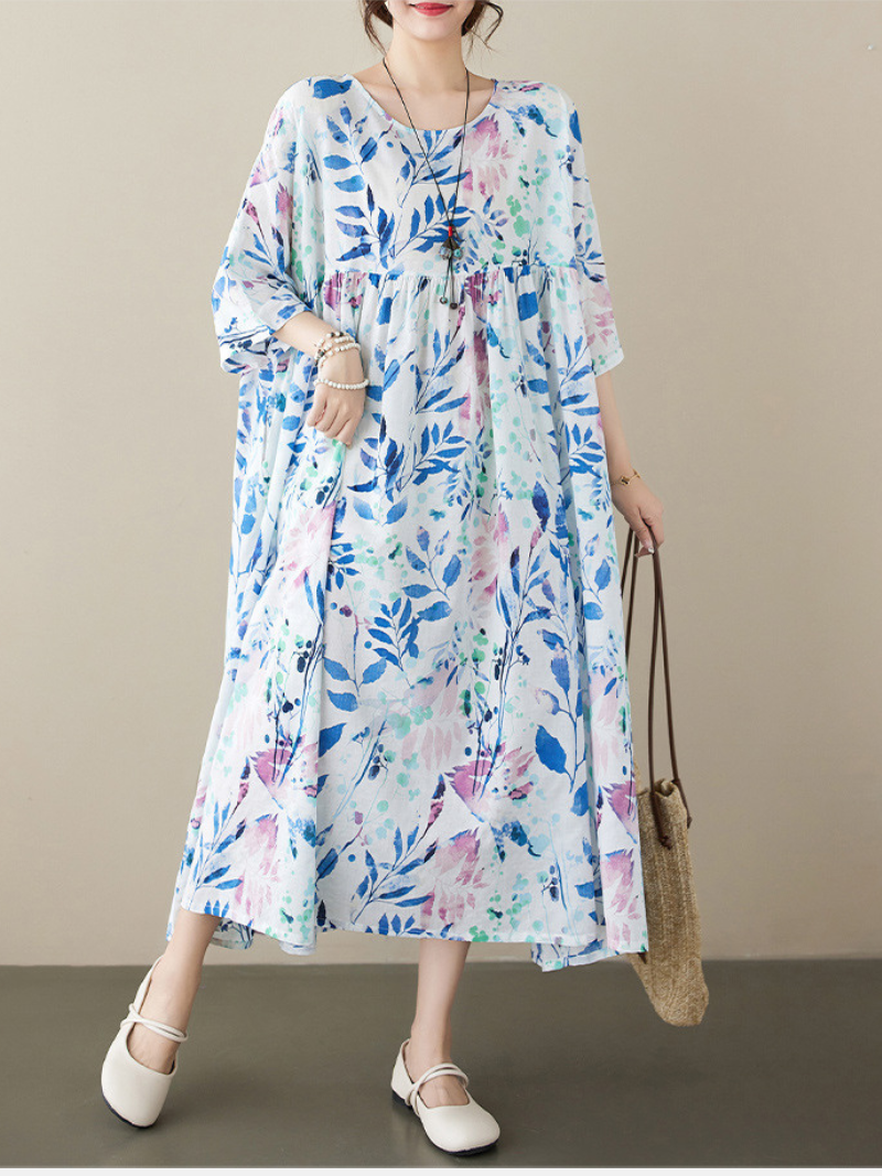 Women's Polka Dot Smock Dress