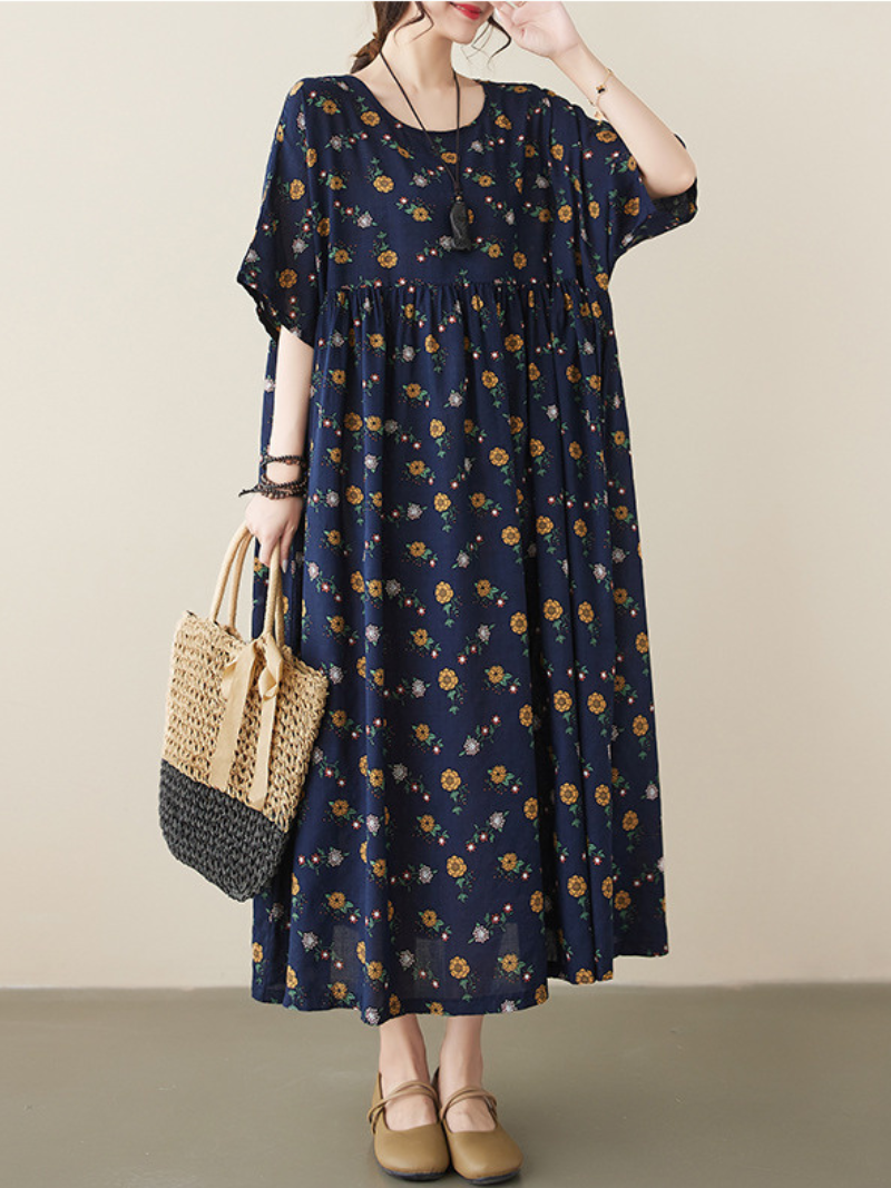 Women's Floral Smock Dress