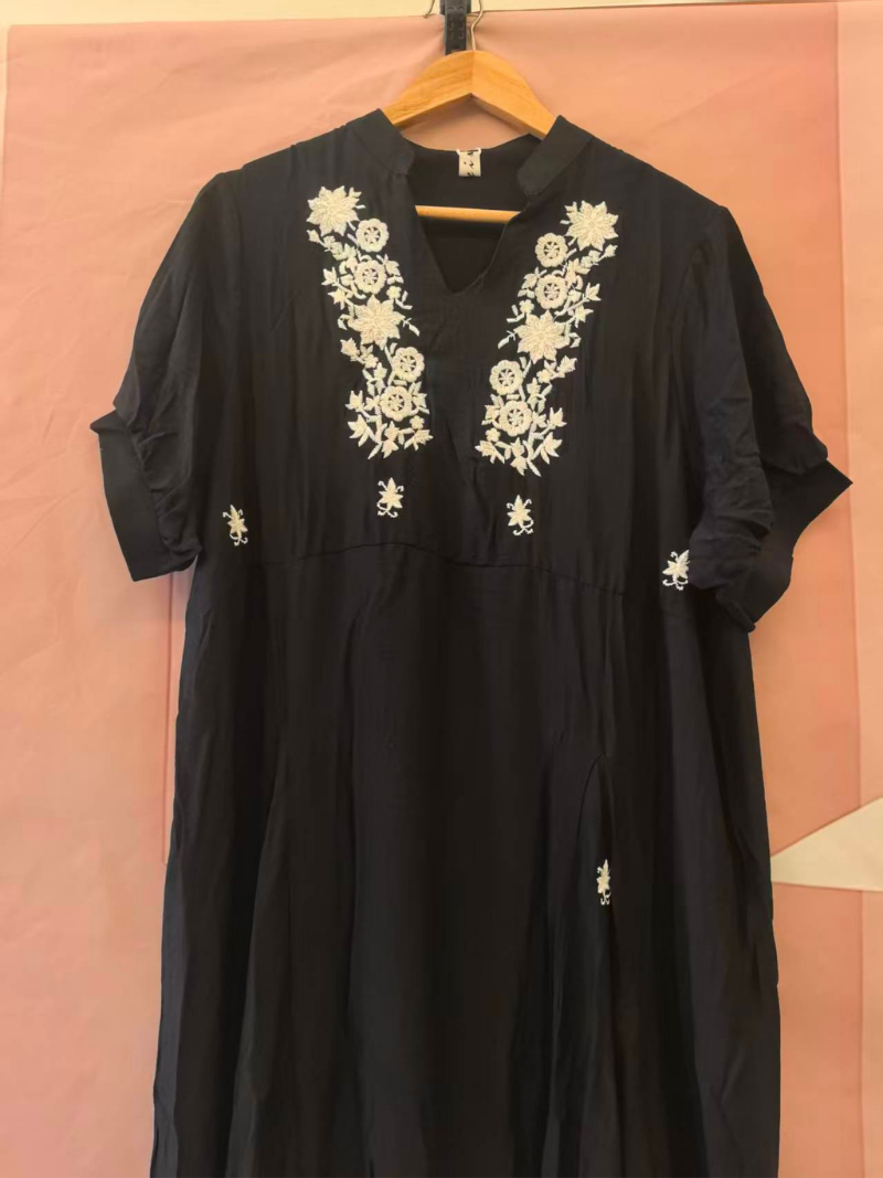 Fleur de la fleur de la fleur des femmes Robe A-Line