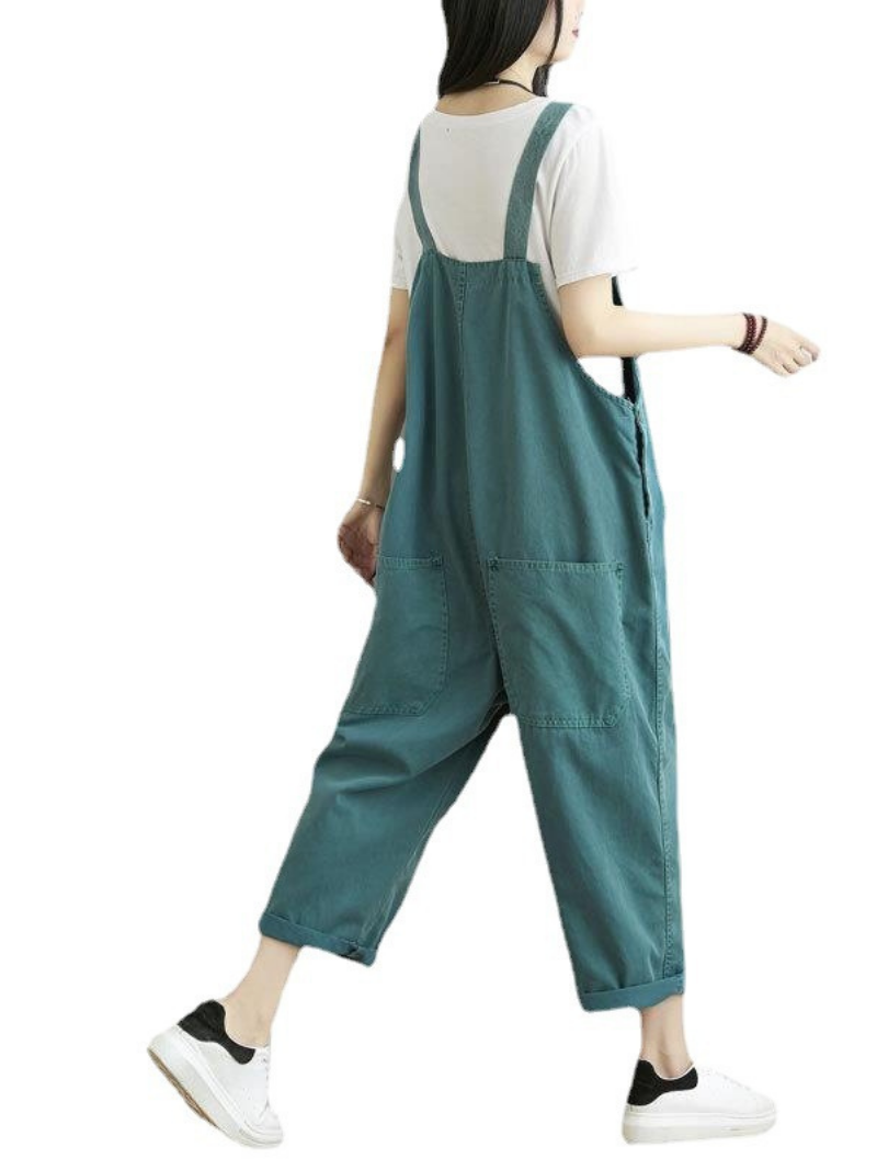 Women's Back Pockets Dungarees