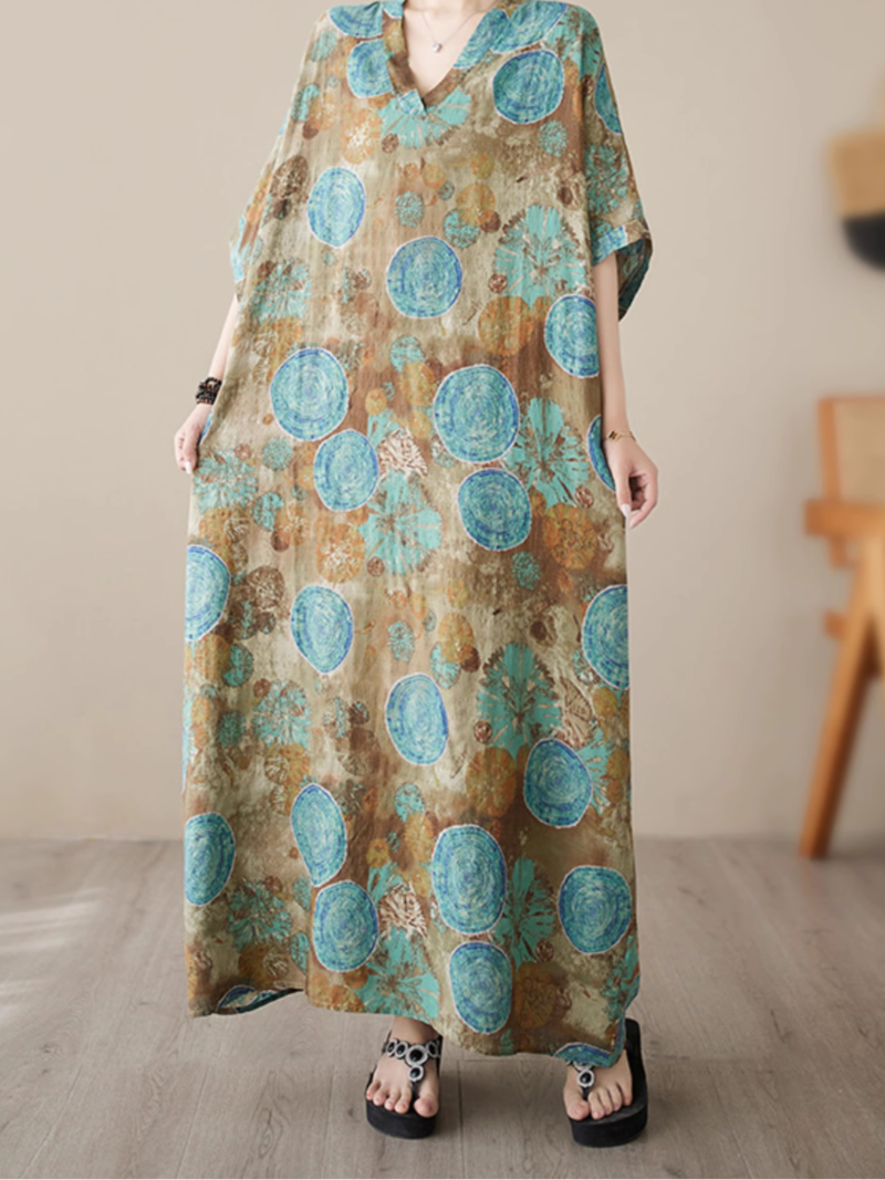 Women's printed Kaftan Dress