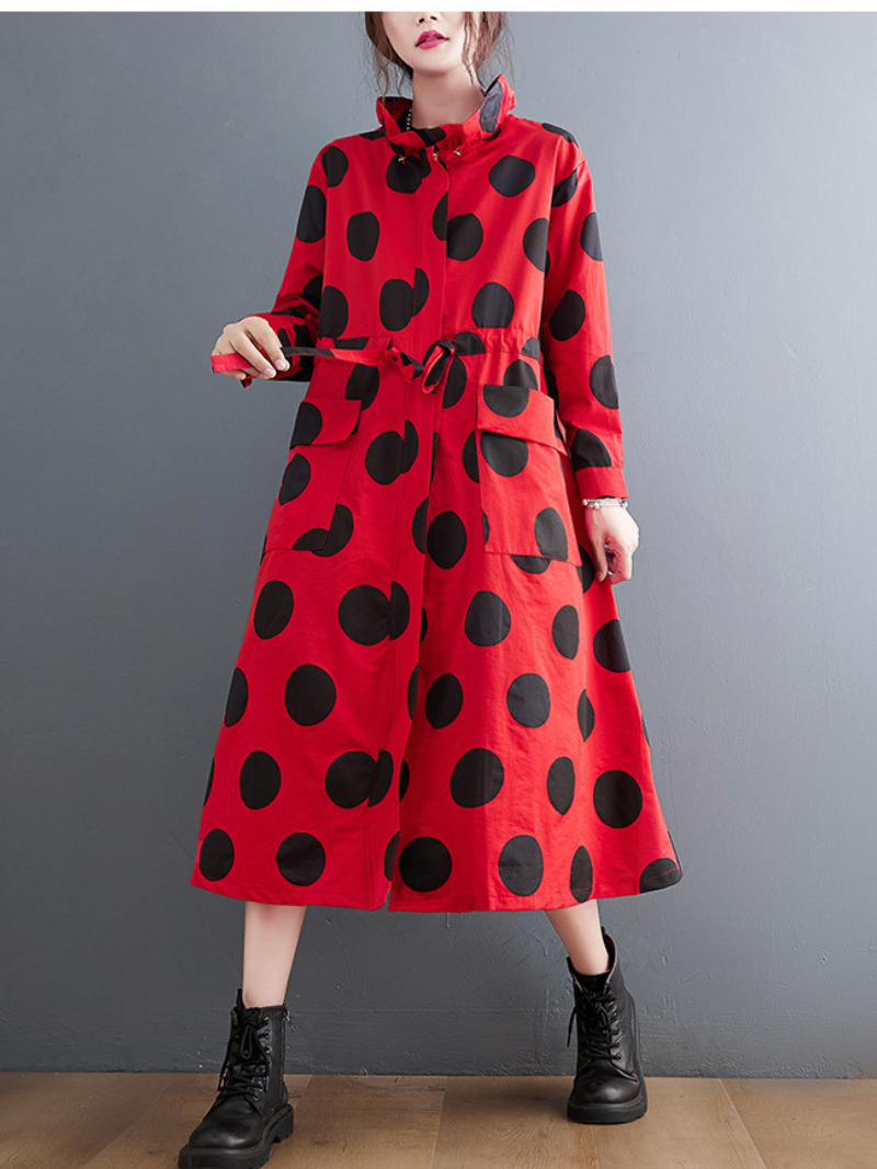 Manteau ample à une seule couche pour femmes, printemps et automne, avec poche 