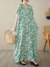 Women's Green Kaftan Dress