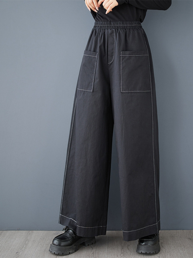 Weite Beinhose für Damen im Frühling und Herbst