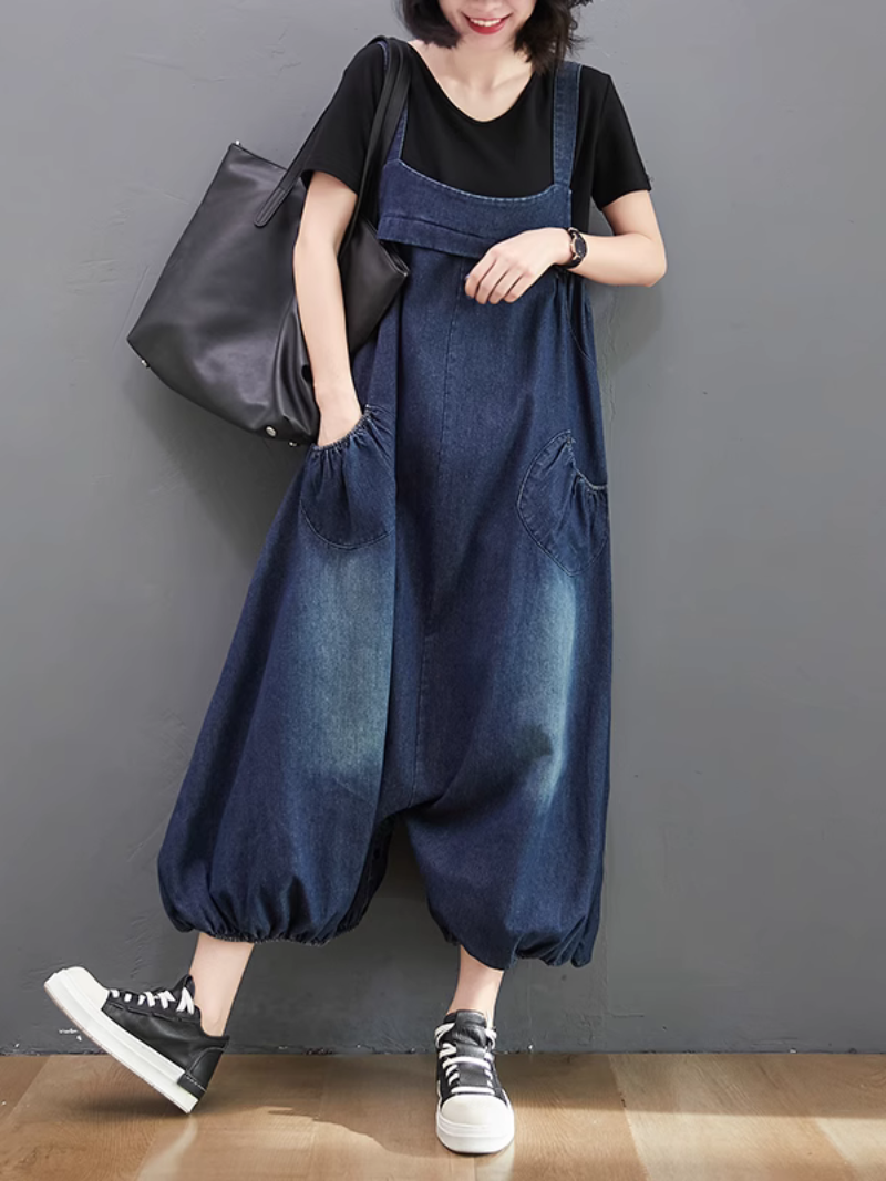 Women's Loose Dungarees