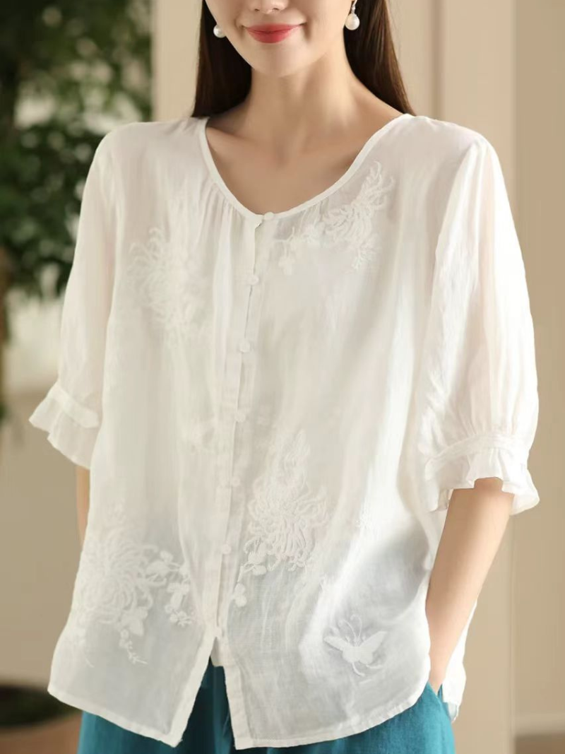 Women's Trendy White Top