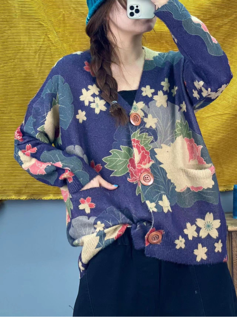 Women's Long Sleeves Cardigan