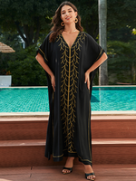 Women's Confidence With Every Wear Long Kaftan Dress