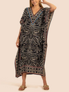 Women's Black Kaftan Dress