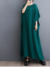 Women's Summer Stylish and Elegance Solid Color Kaftan Dress