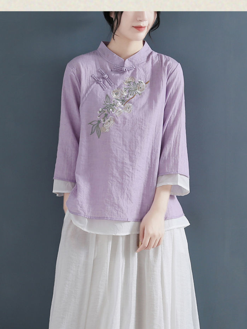 Women's breathable cotton and linen for all-day comfort 