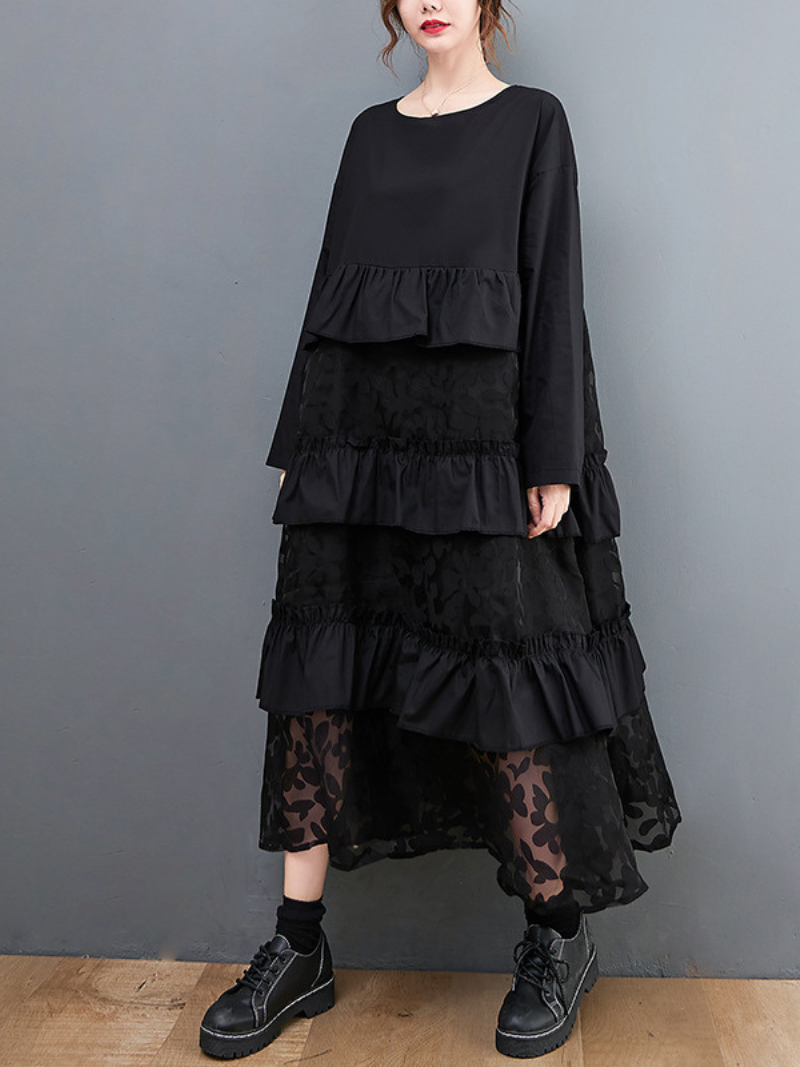  Women's Loose A-Line Dress