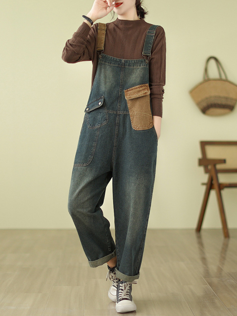 Women's Long Trouser Dungaree