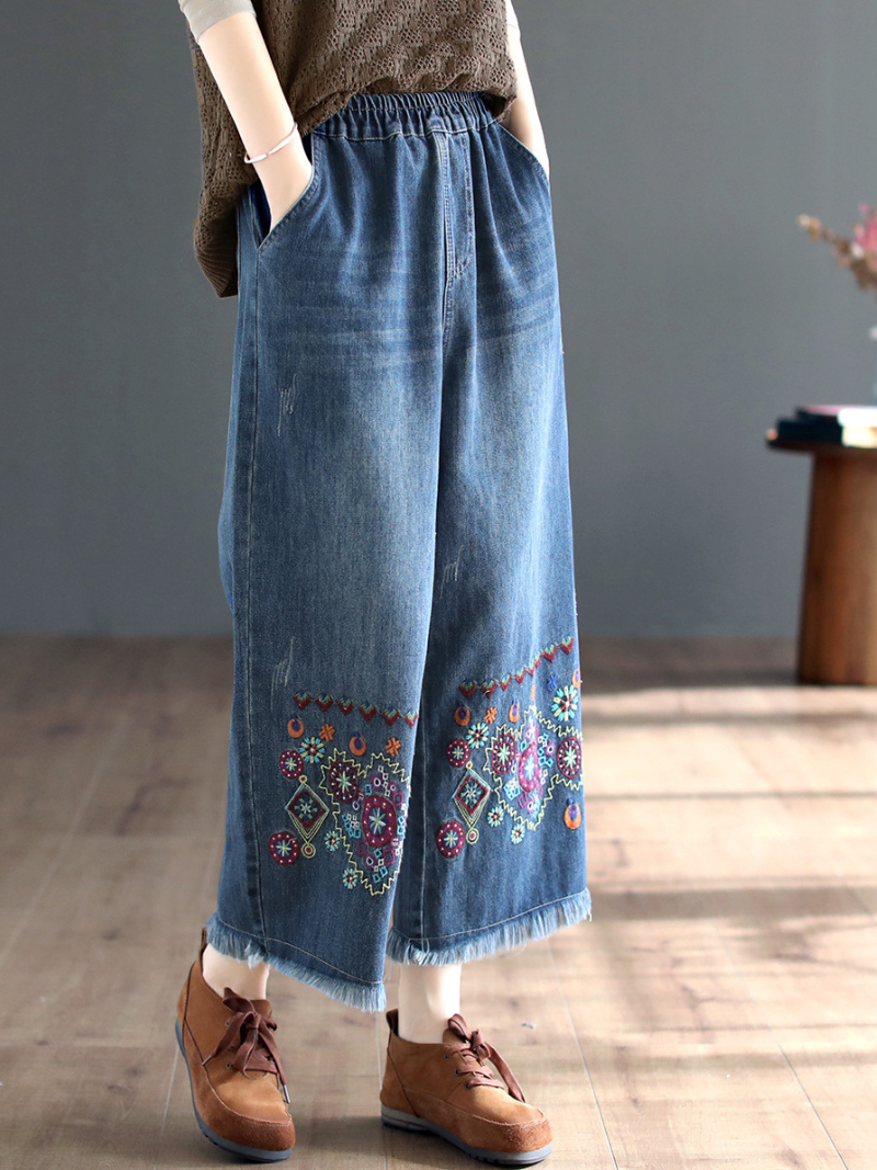 Women's Denim Bottom Pants