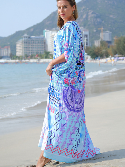 Women's Loose Kaftan Dress