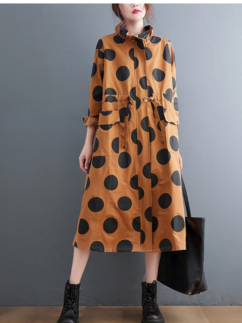 Manteau ample à une seule couche pour femmes, printemps et automne, avec poche 