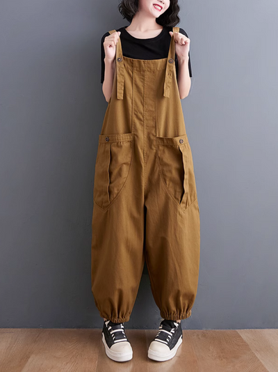 Women's Pocket Style Dungarees