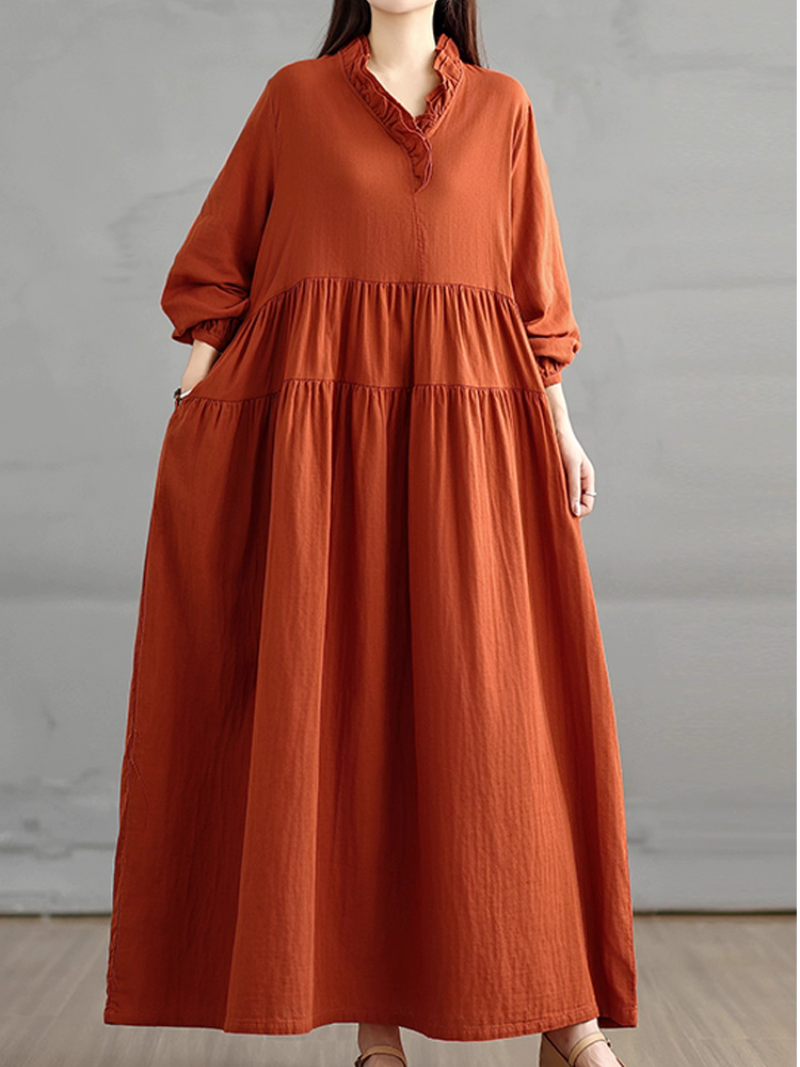 Tiered smock dress