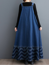 Women's Blue Salopette Dress