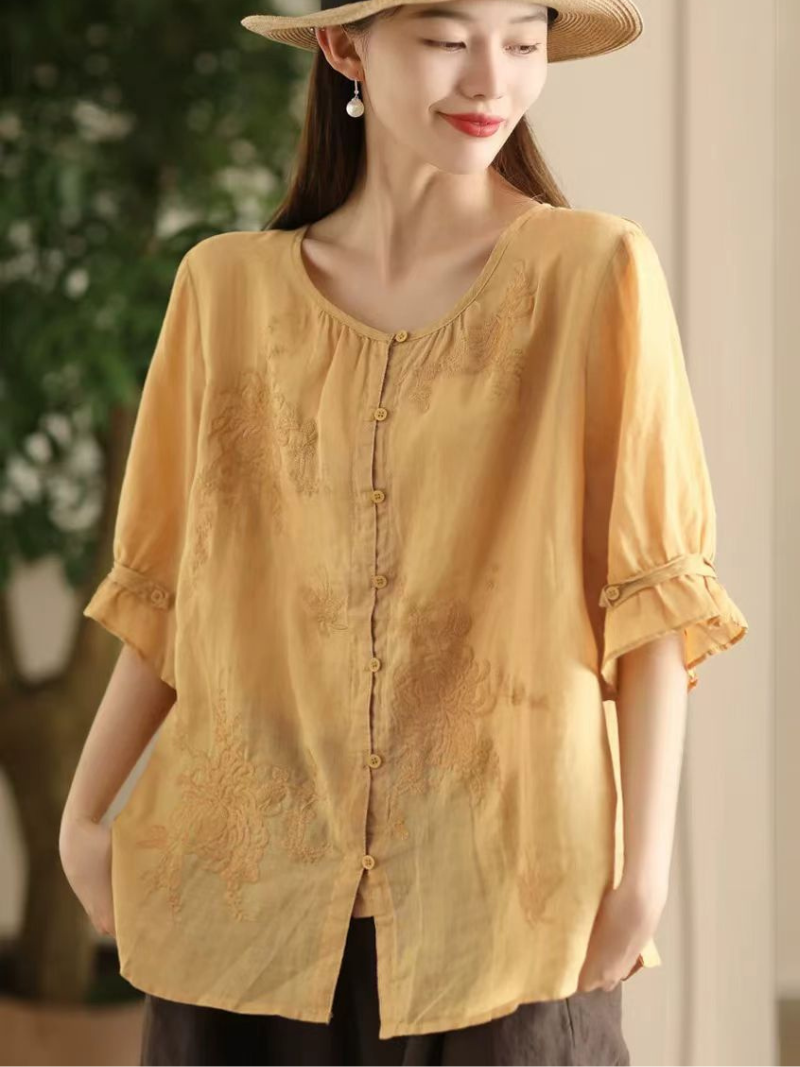 Women's Yellow Top 