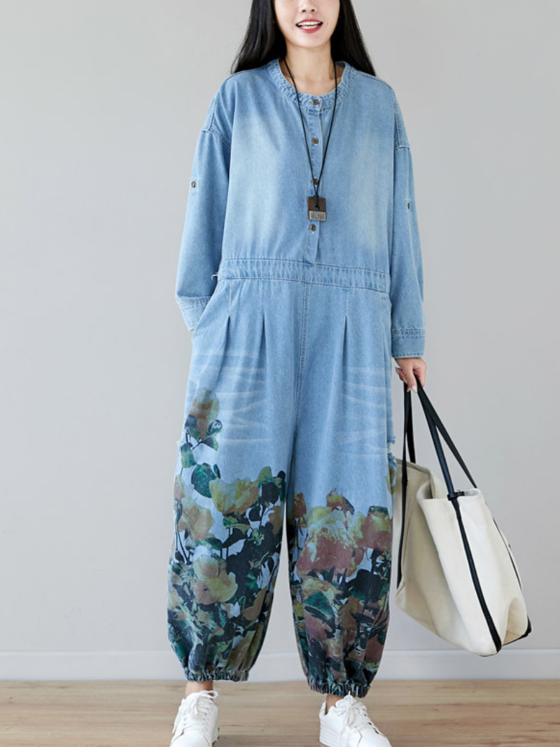Women's Blue  Overalls Dungarees