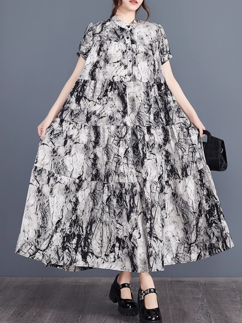 Robe A-line de style cupcake de charmant été féminin