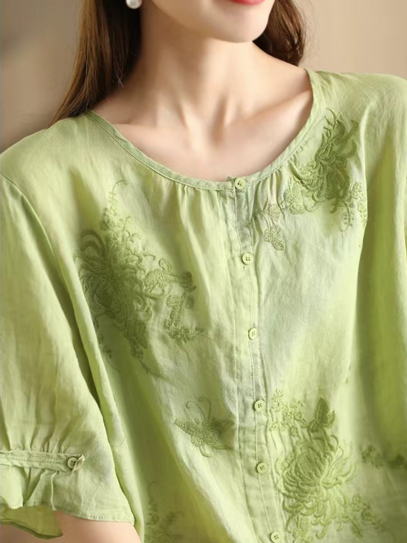 Women's Green top 