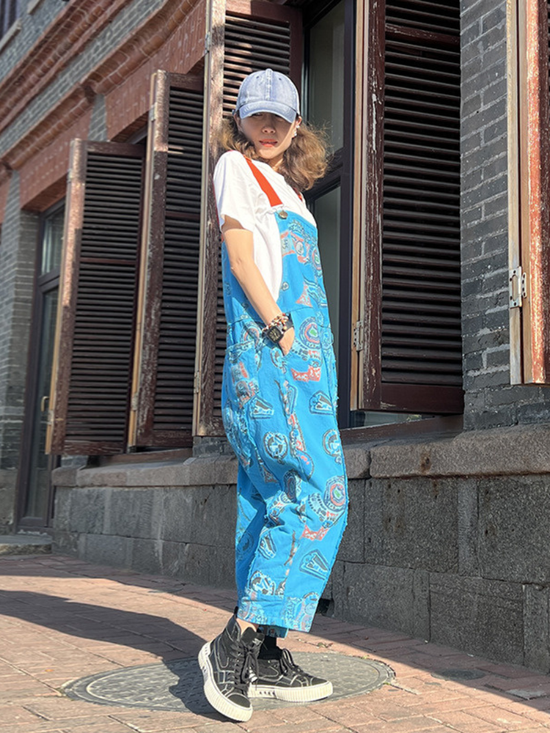 Women's Side Loose Dungaree