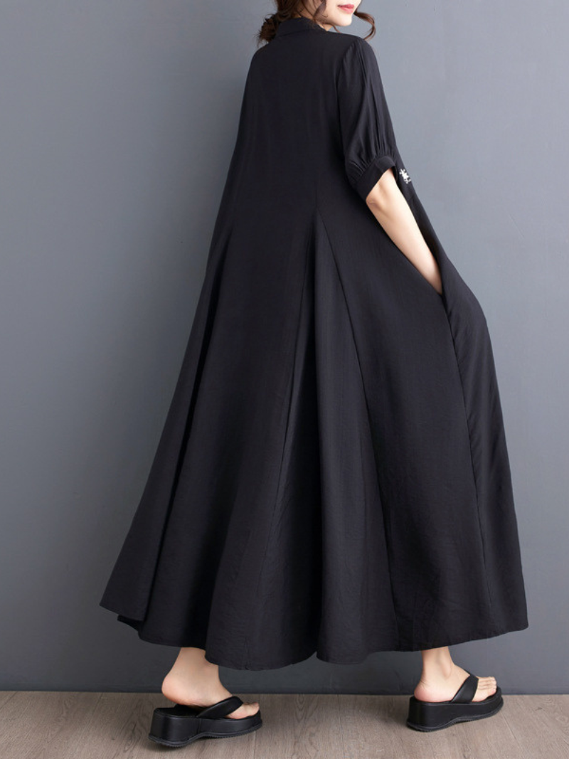 Fleur de la fleur de la fleur des femmes Robe A-Line