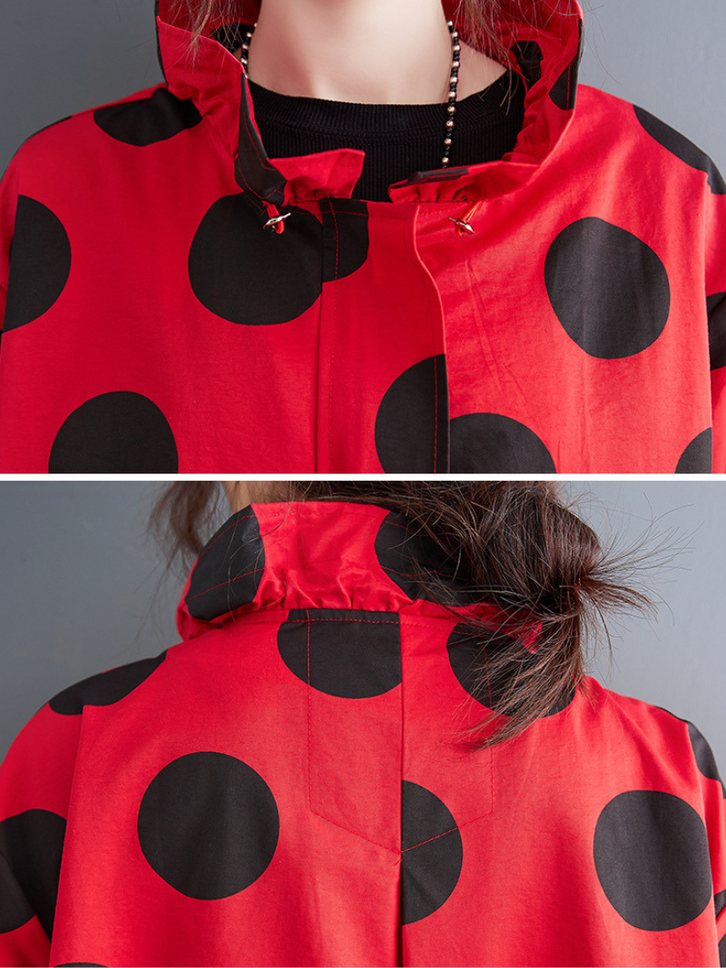 Manteau ample à une seule couche pour femmes, printemps et automne, avec poche 