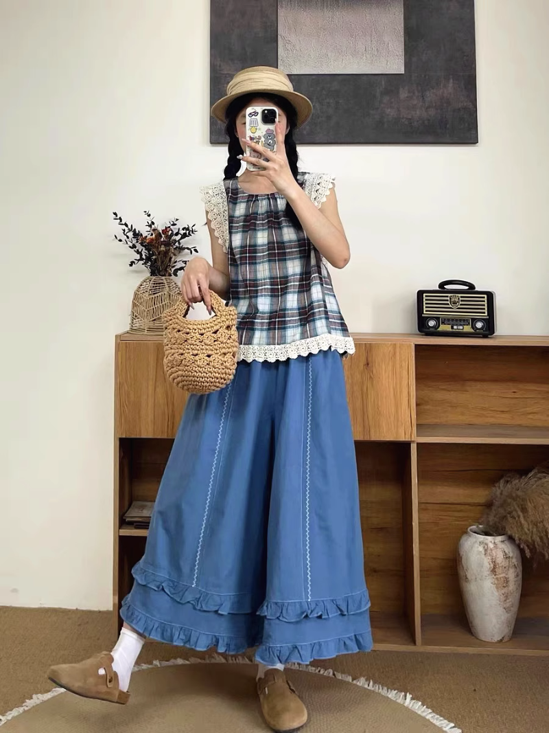 Lockere, lässige und vielseitige Hose für Damen im Sommer und Frühling