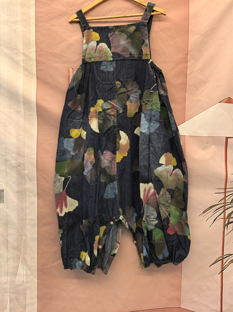 Floral dress with colorful patterns 