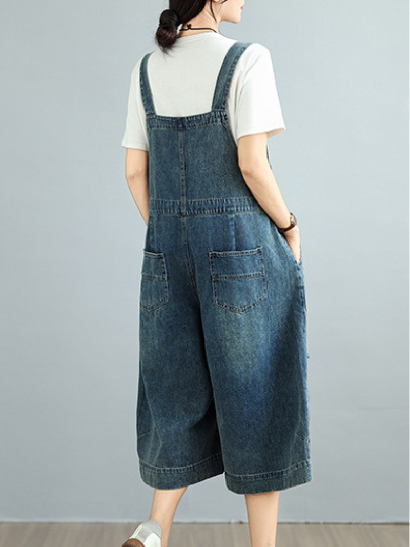 Women's Cool & Soft Pocket Style Bib's Dungarees