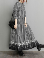 Women's long stripped Maxi Dress