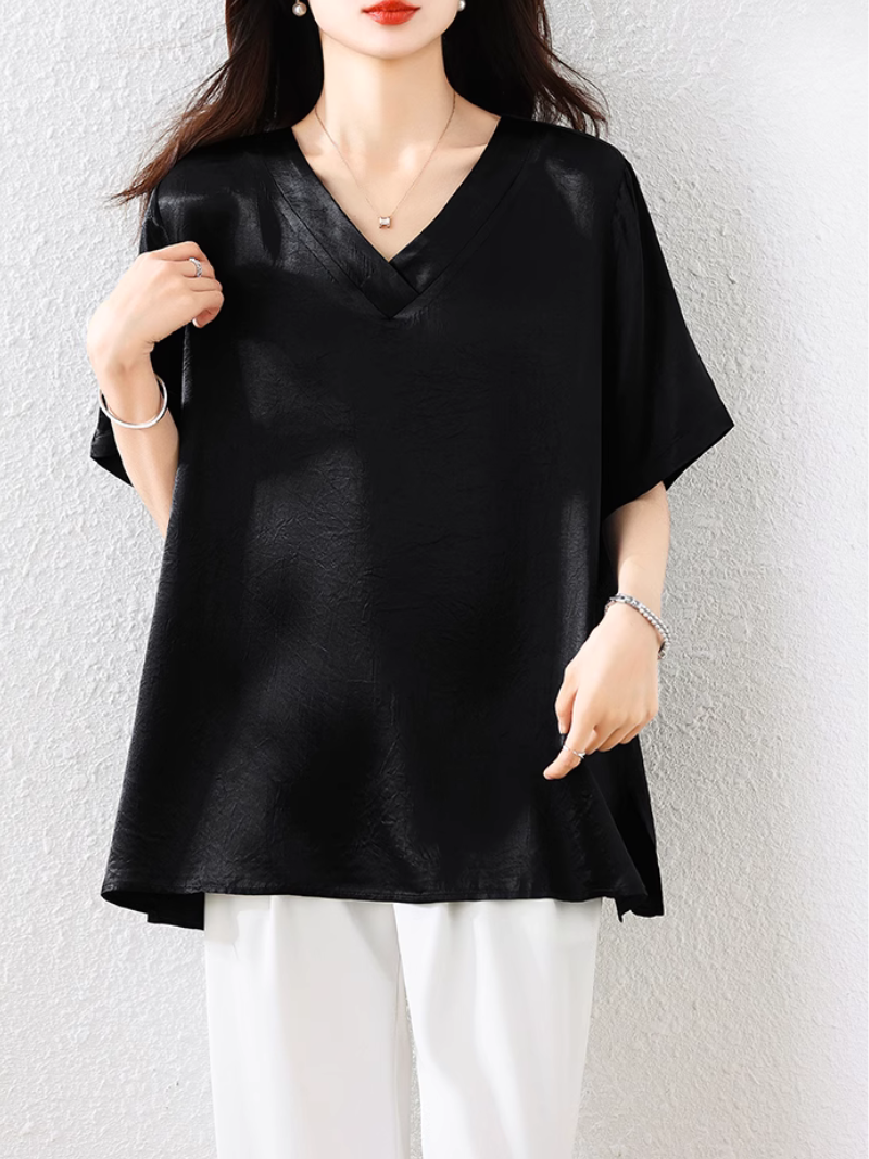 Women's Casual All-Day Wear Solid Color Tops