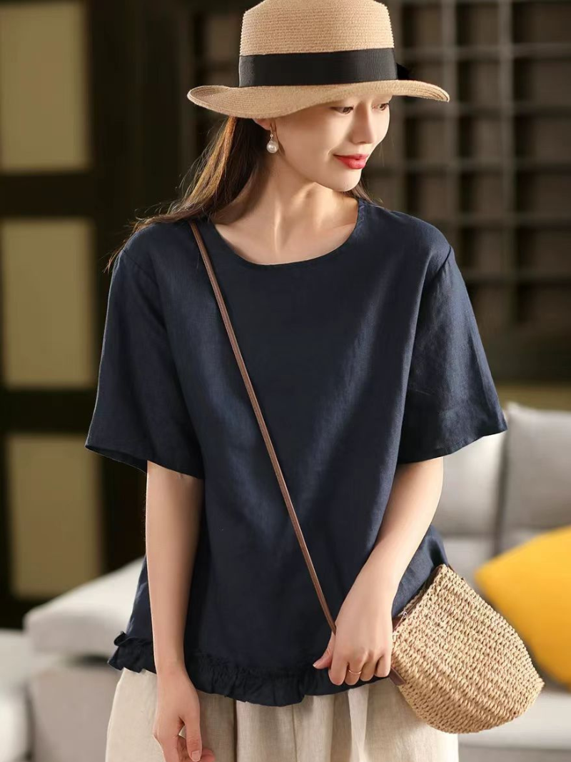 Women's Navy Blue Top 