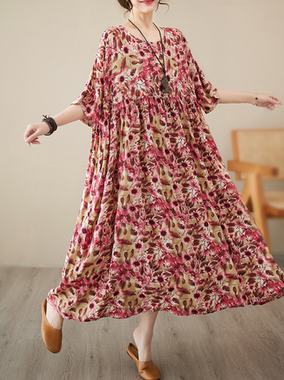 Women's Retro Smock Dress