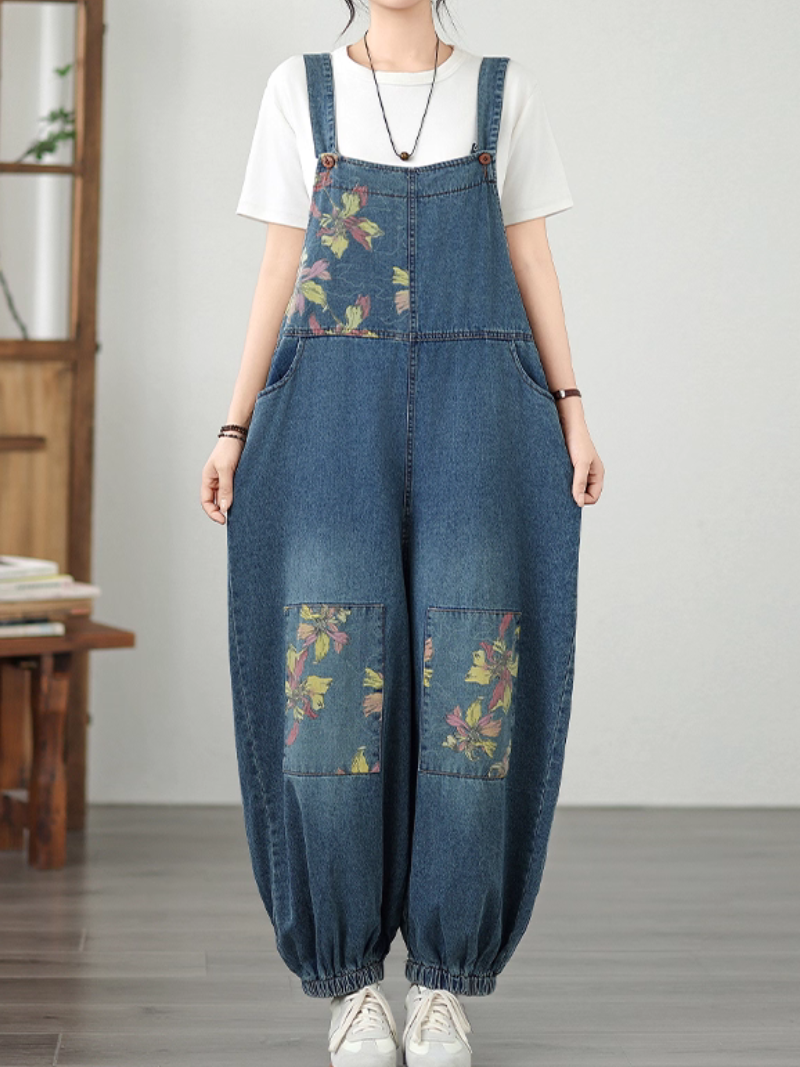 Women's Loose Dungaree 