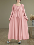 Women's Pink A-Line Dress