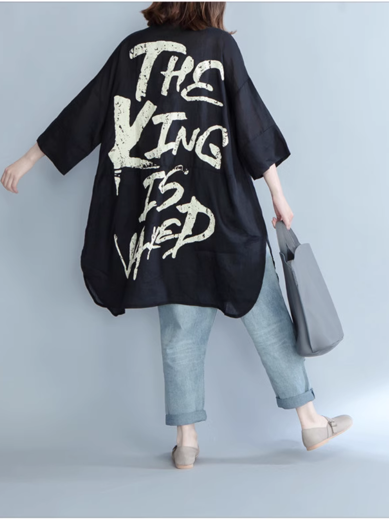 Women's Printed Loose Top 