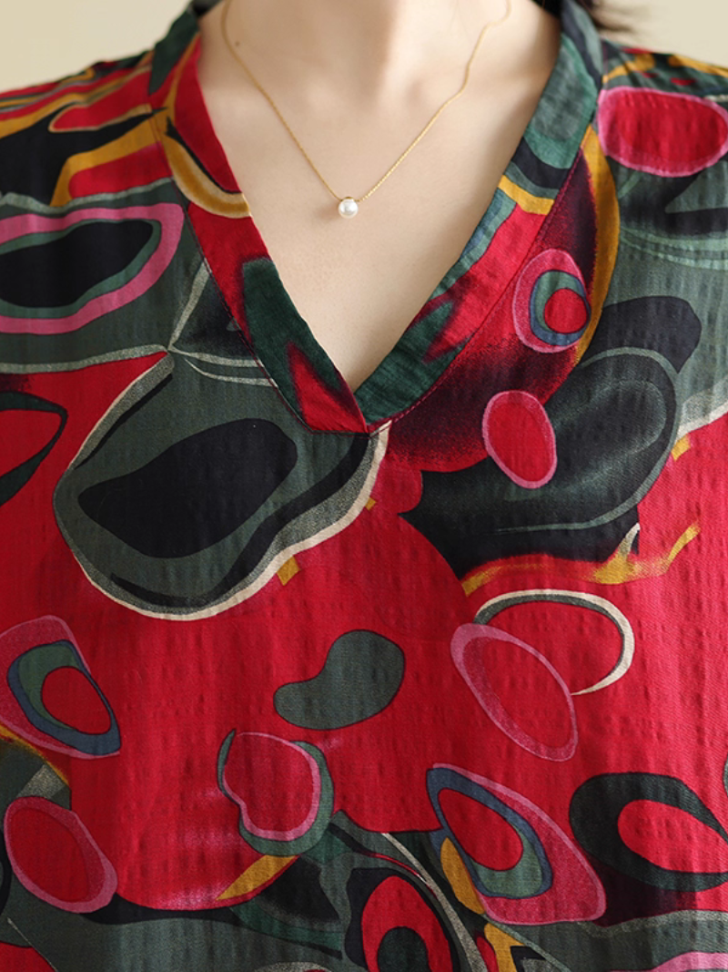 Women'S V-neck Dress 