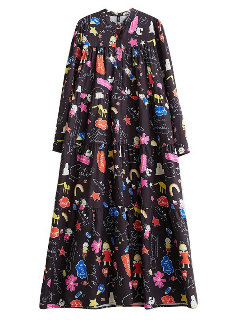 Women's  Printed Smock Dress
