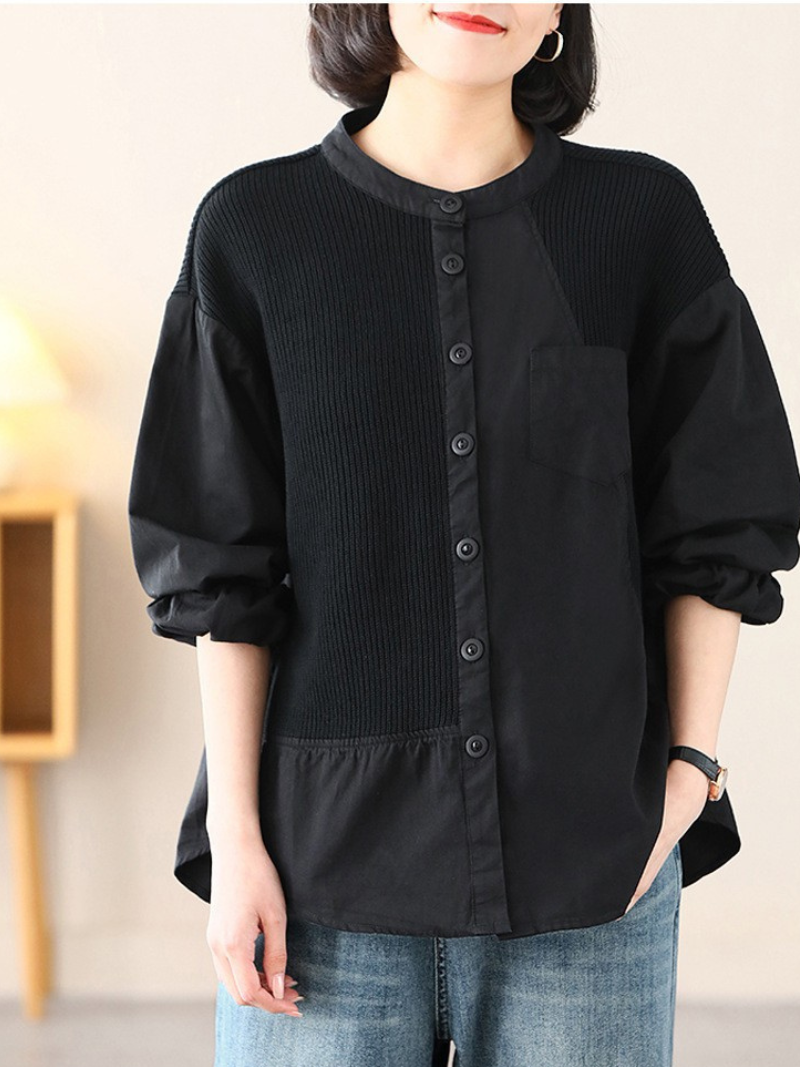 Bouton d'été décontracté et polyvalent des femmes