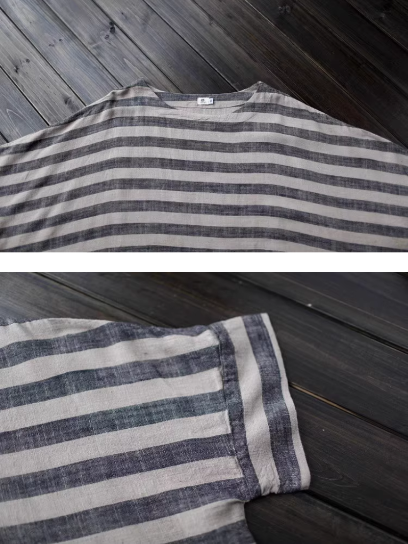 Women's Striped A-Line Dress